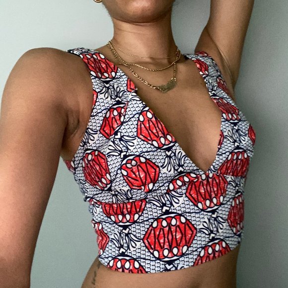 Zara Tops - Zara Printed Croptop
